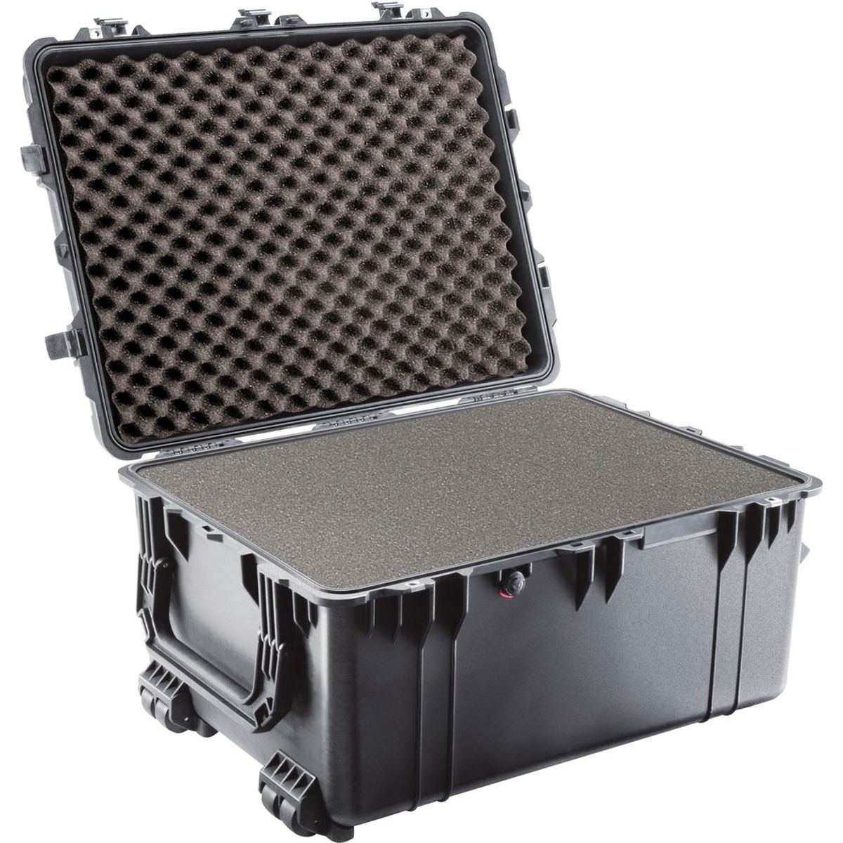 Pelican 1630 Watertight Hard Case with Cubed Foam Interior & 4 Wheels - Black -  1630-000-110