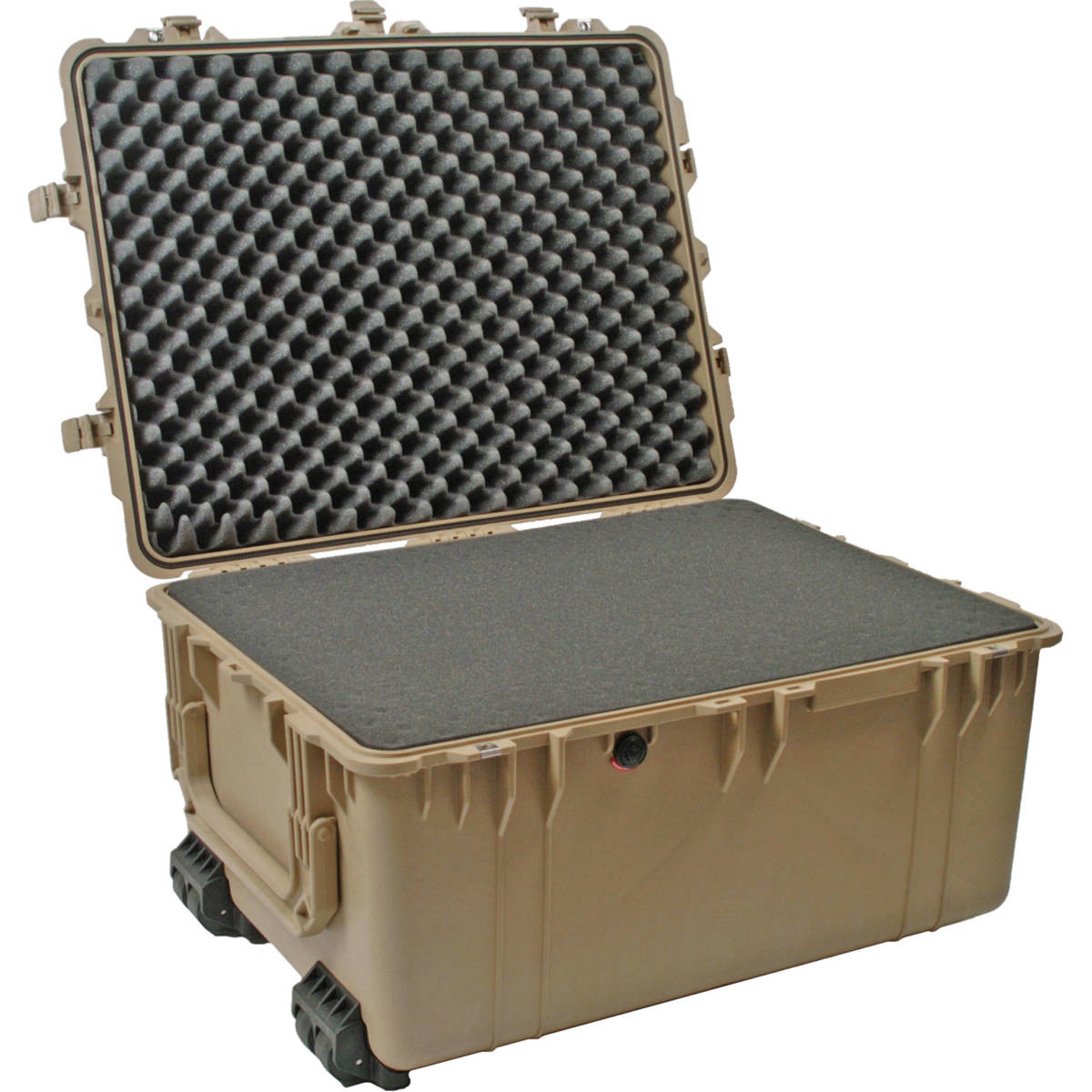 

Pelican 1630 Watertight Hard Case with Cubed Foam Interior & 4 Wheels - Tan