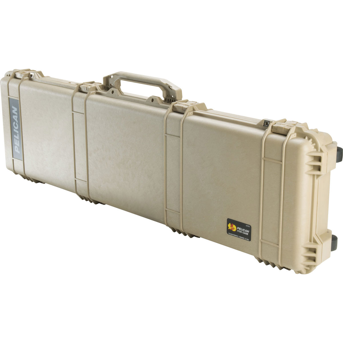 

Pelican 1750 Travel Vault Wheeled Weapons Case with Foam Insert, Desert Tan