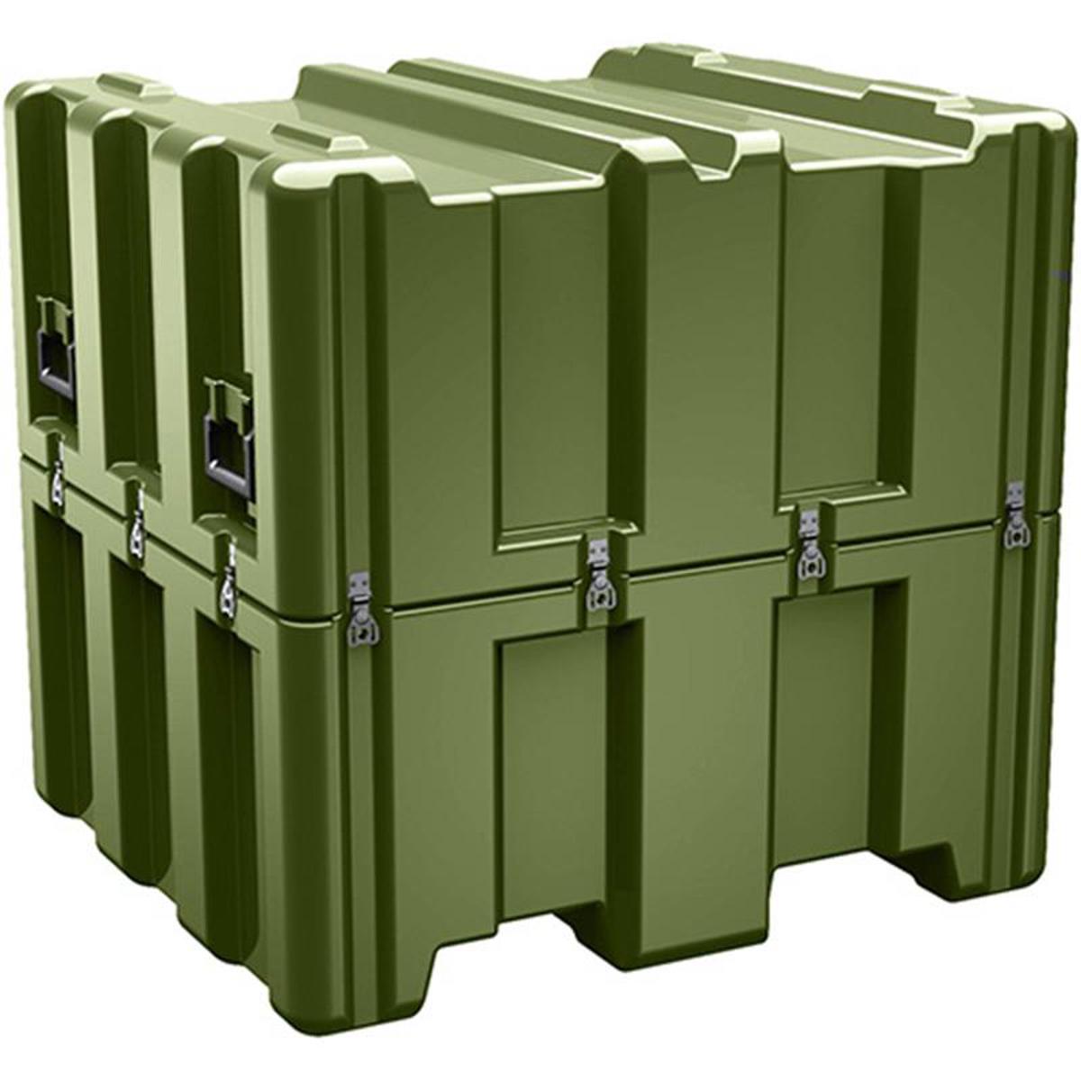 

Pelican AL3834-1617 Single Hinged Lid Trunk without Foam, Olive Drab Green