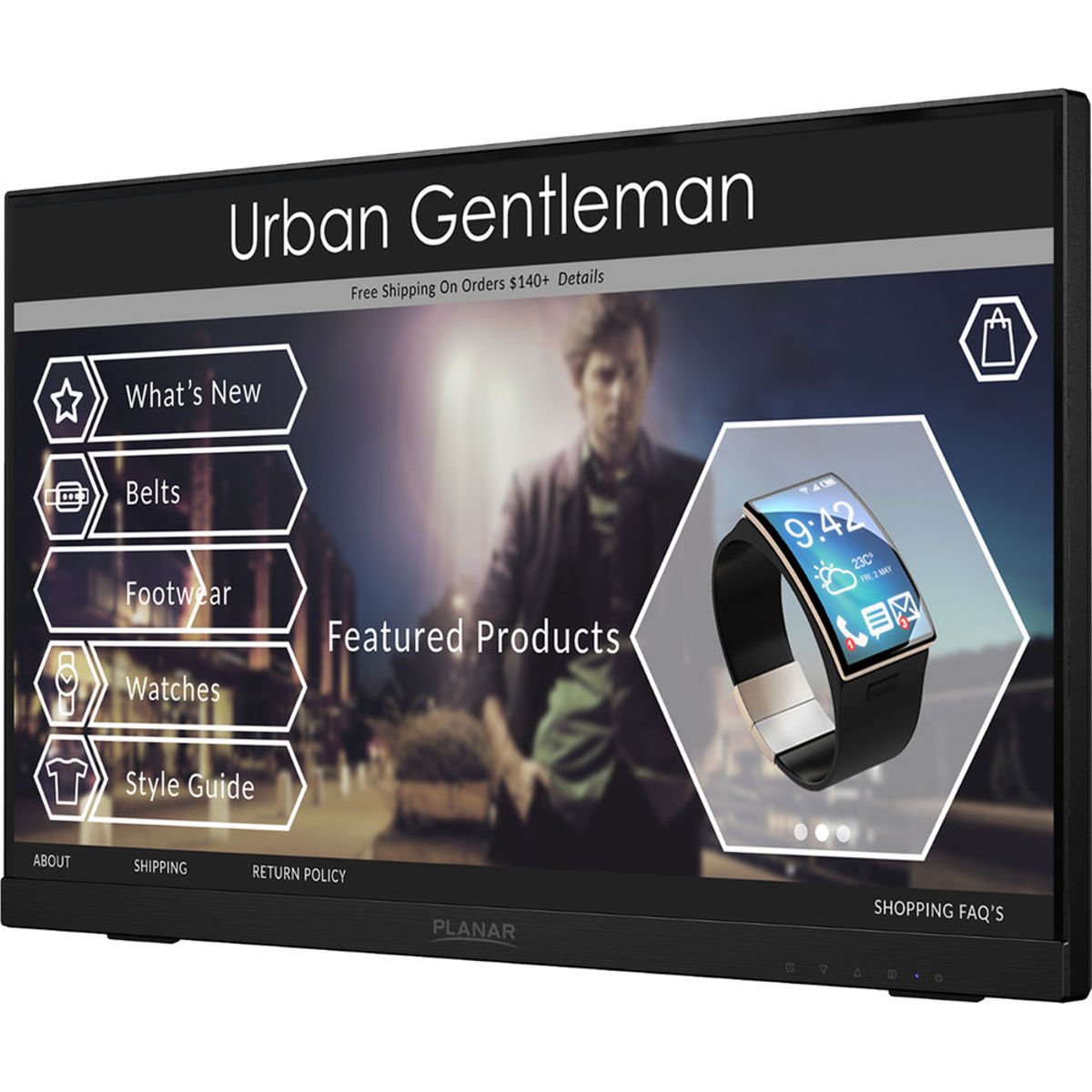 

Planar Helium PCT2235 22" 16x9 FHD Multi-Touch Screen LCD Monitor