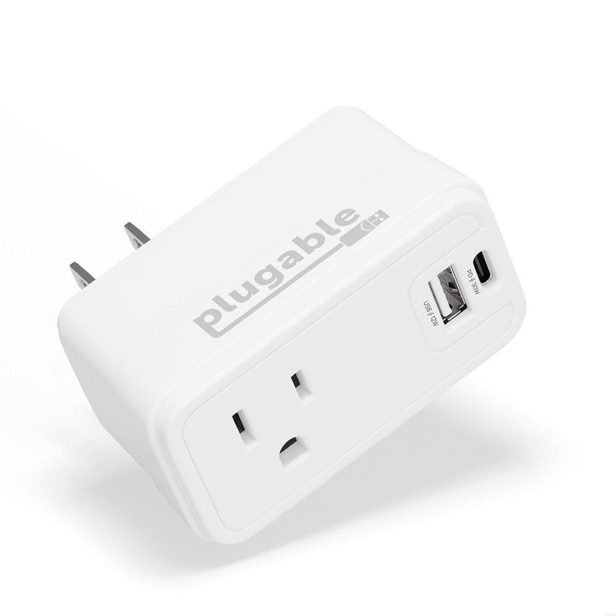 

Plugable 32W USB-C & USB-A Charger with AC Power Outlet