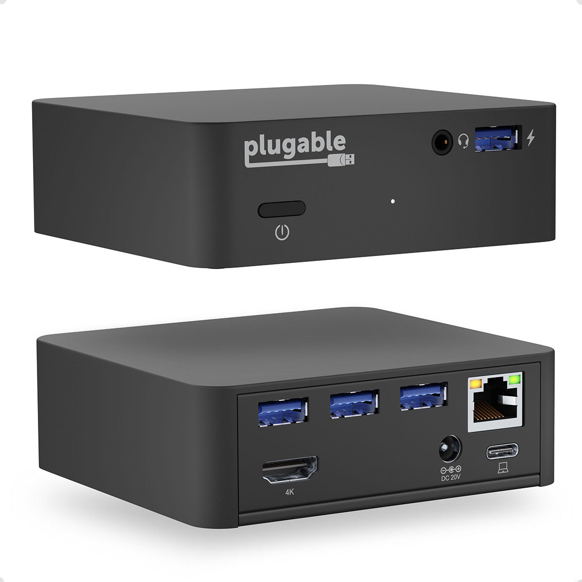 

Plugable USB-C Mini Docking Station with VESA Mount and 85W Power Delivery