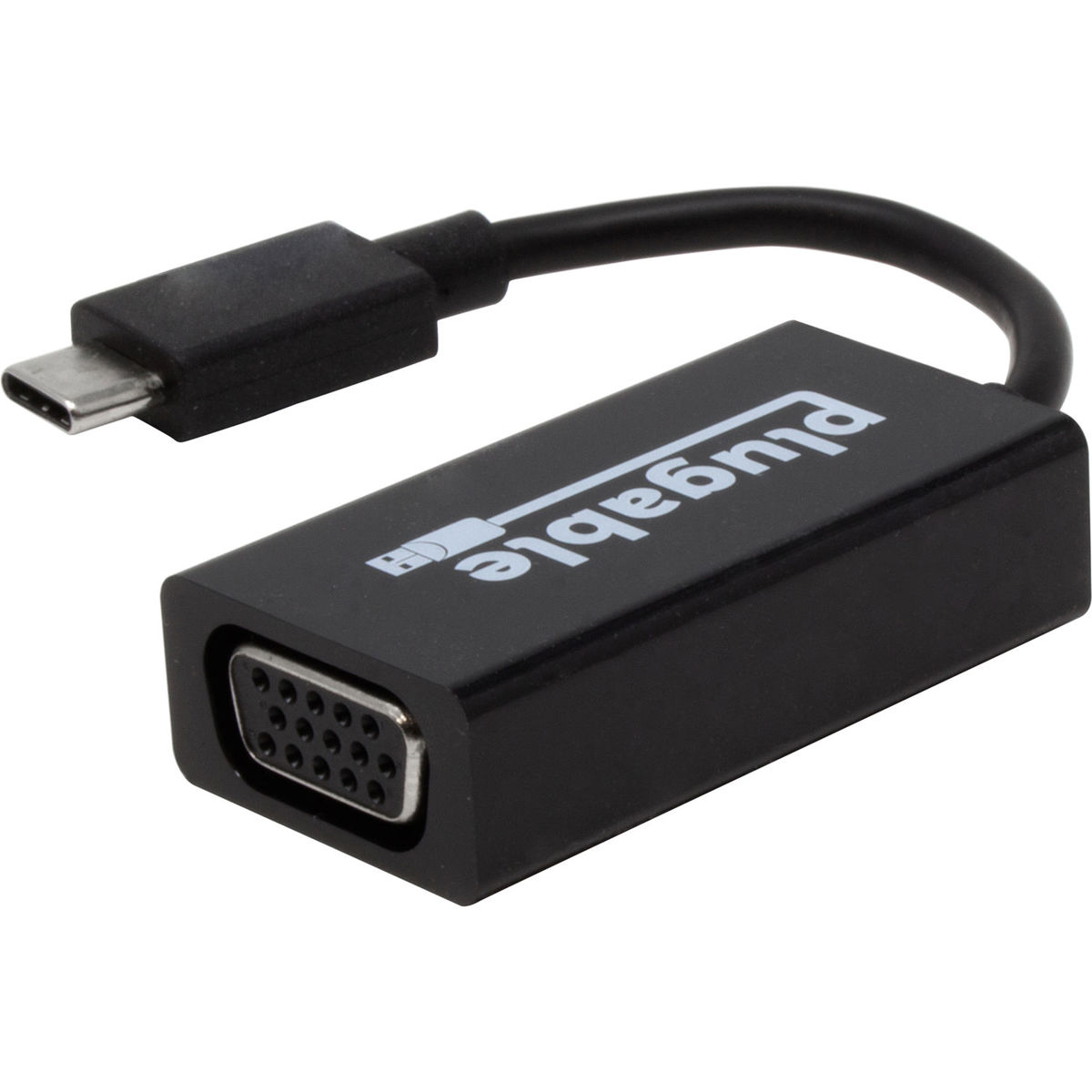 

Plugable USB-C 3.1 to VGA Adapter, Black