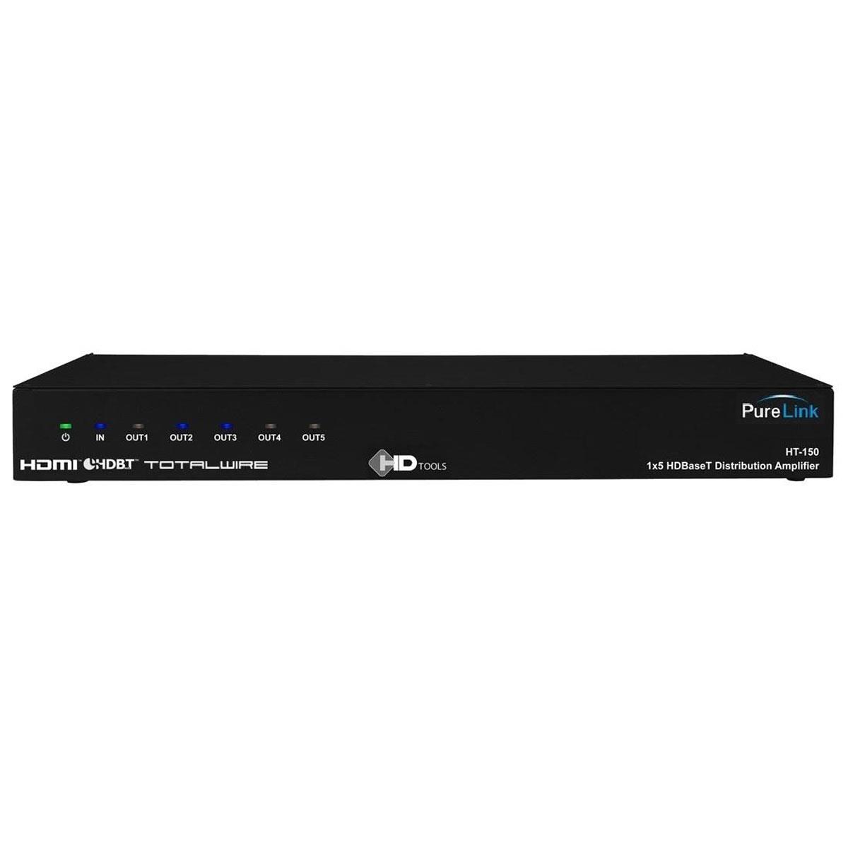 Image of PureLink HDTools HT-150 Distribution Amplifier with 3x HCE II Rx Receiver