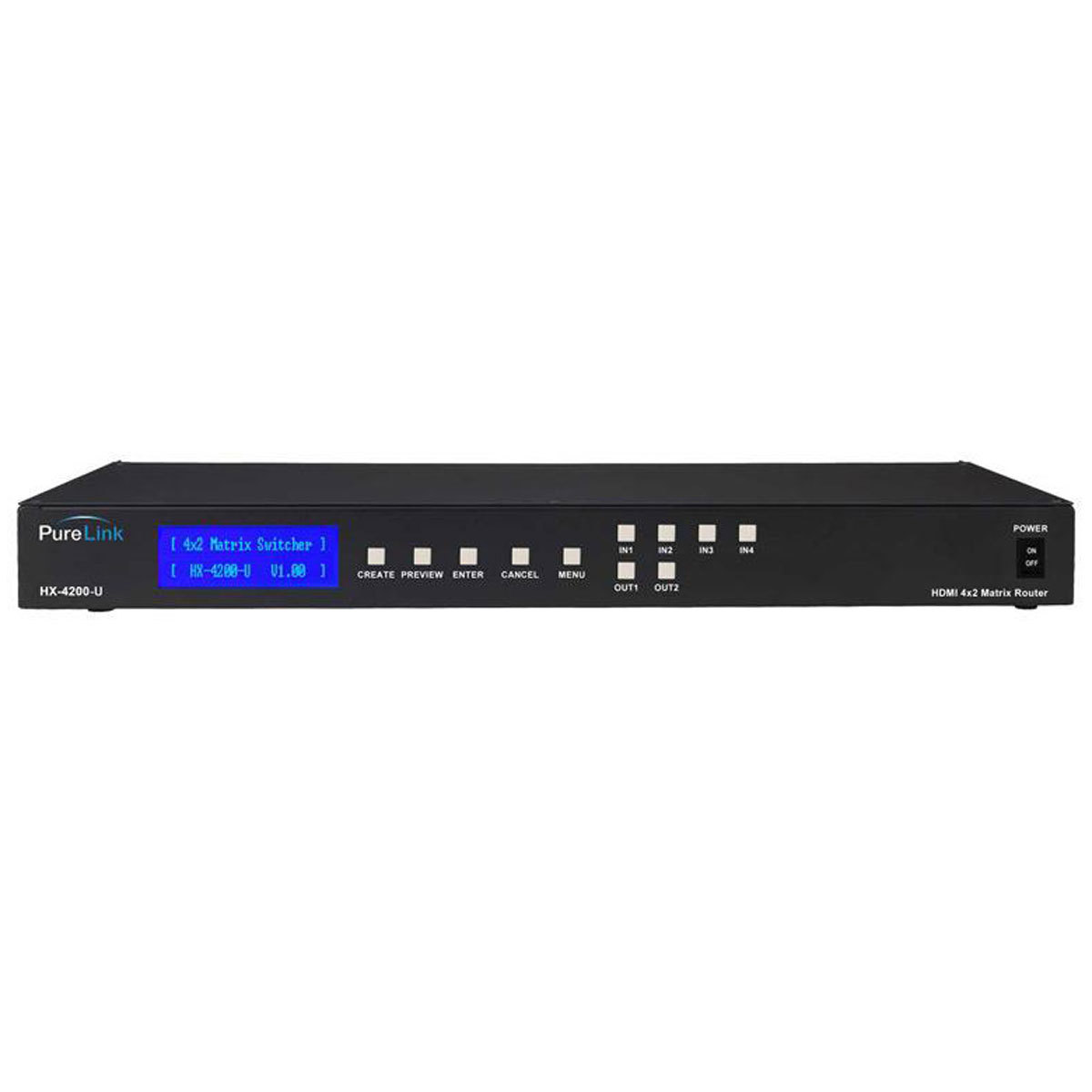 

PureLink HDTools 4x2 HDMI Ultra HD 4K Integrated Matrix Switcher