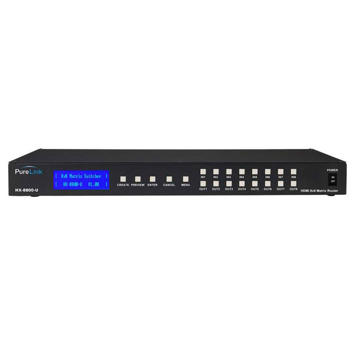 

PureLink HDTools 8x8 HDMI Ultra HD 4K Integrated Matrix Switcher
