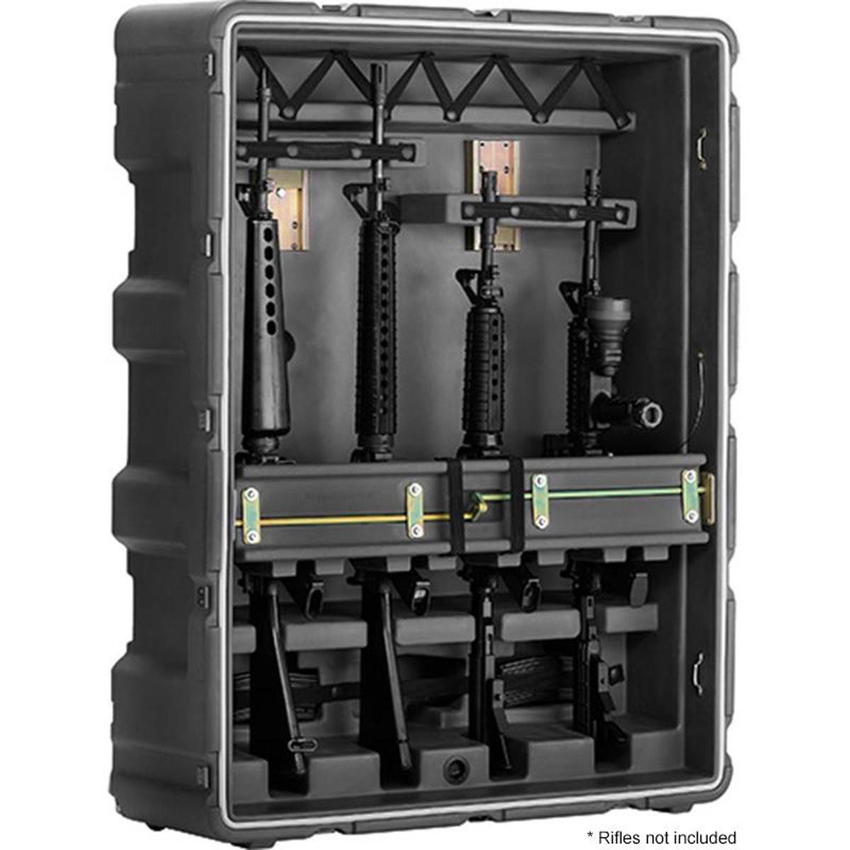 

Pelican Case for Four Rifles, Black