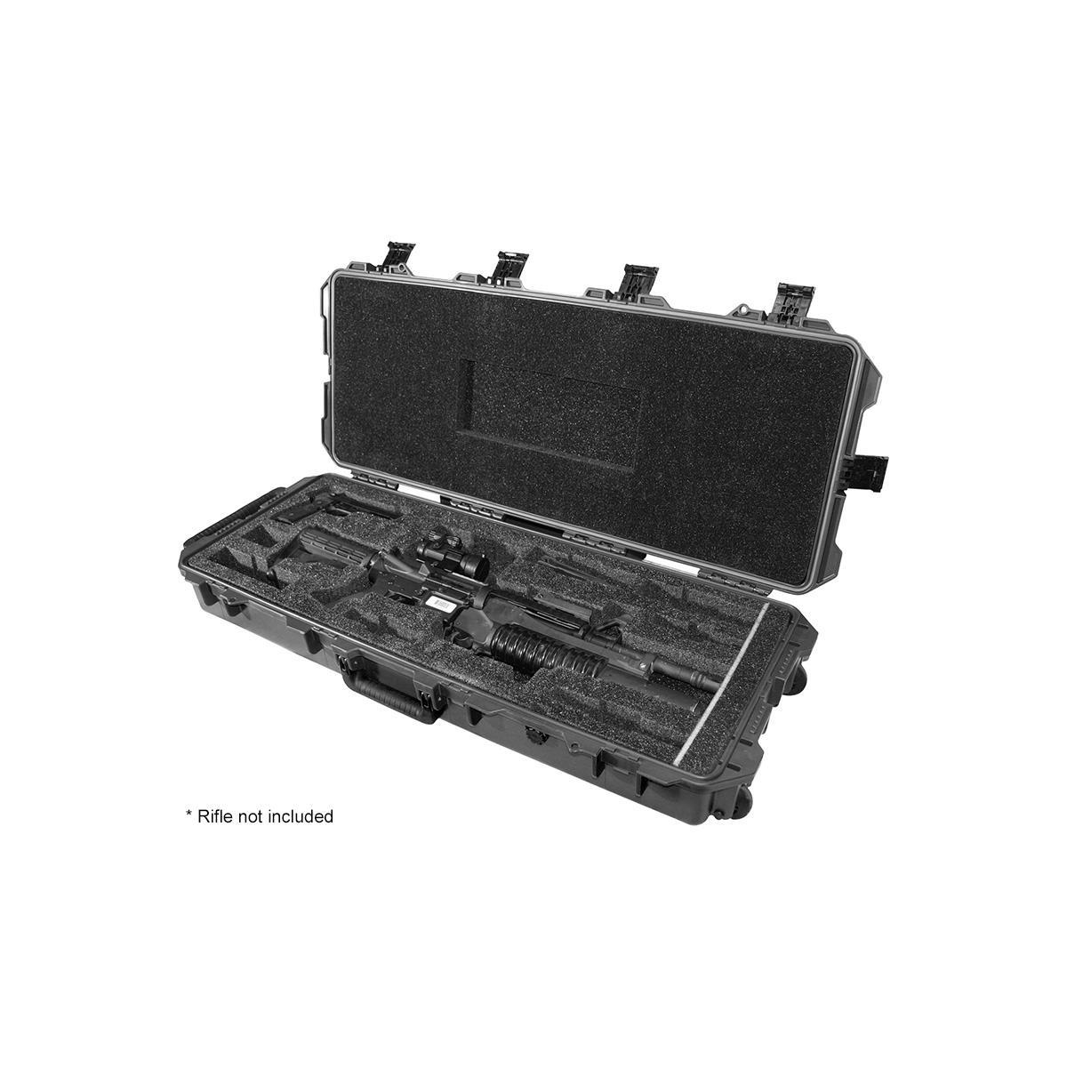 Pelican iM3200 Hard Case with Custom Foam for M4 Rifle & M9 Pistol, Black -  472-PWC-M4-SF-BLK