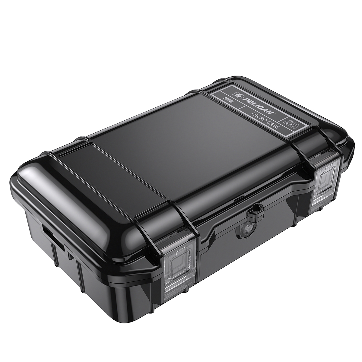 

Pelican M60 Waterproof Hard Micro Case, Large, Black