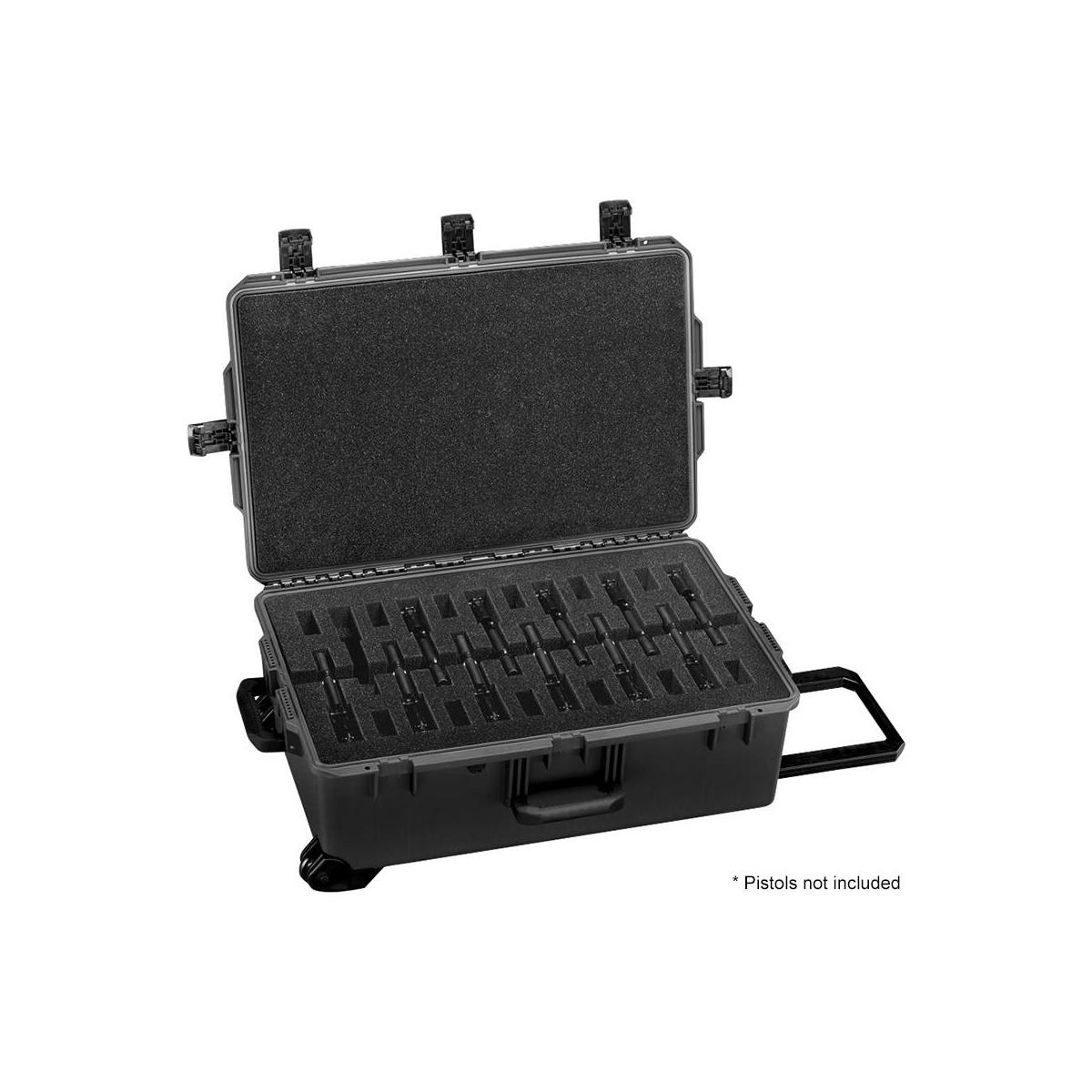 Pelican iM2950 Hard Case with Custom Foam for 12x M9 Pistol, Black -  472-PWC-M9-12-BLK