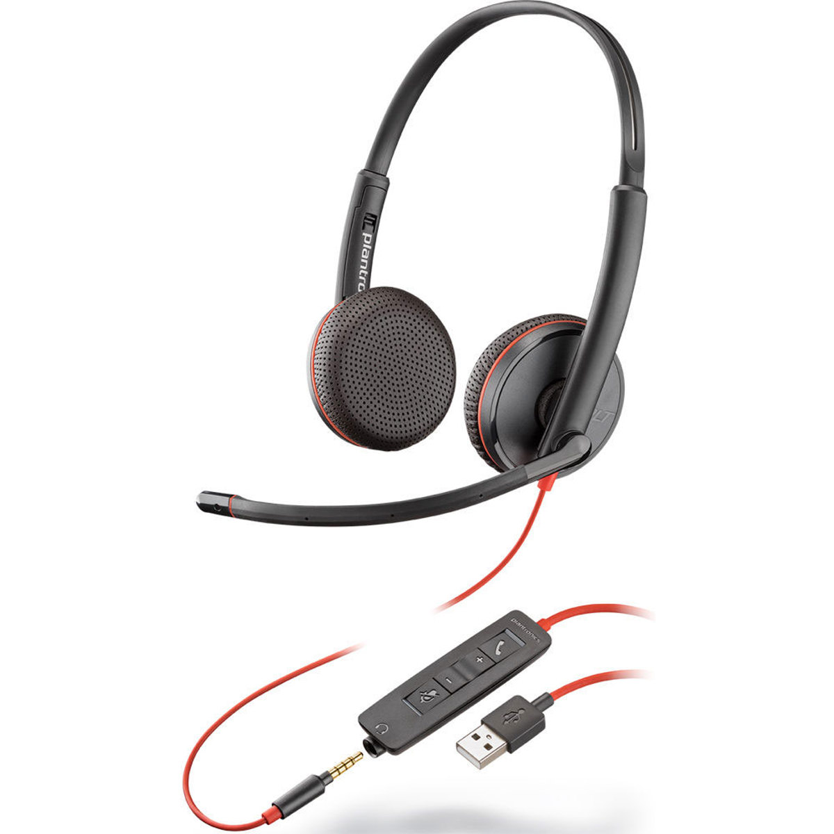

Plantronics Blackwire C3210 USB Type-A Corded Monaural UC Headset w/ Microphone