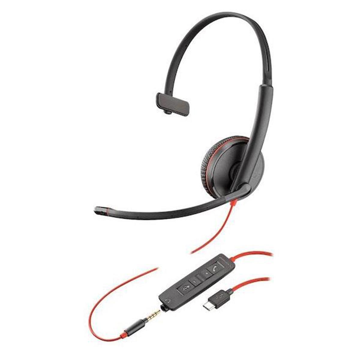 

Plantronics Blackwire C3215 USB Type-A Monaural UC Headset, Vending Machine Pack