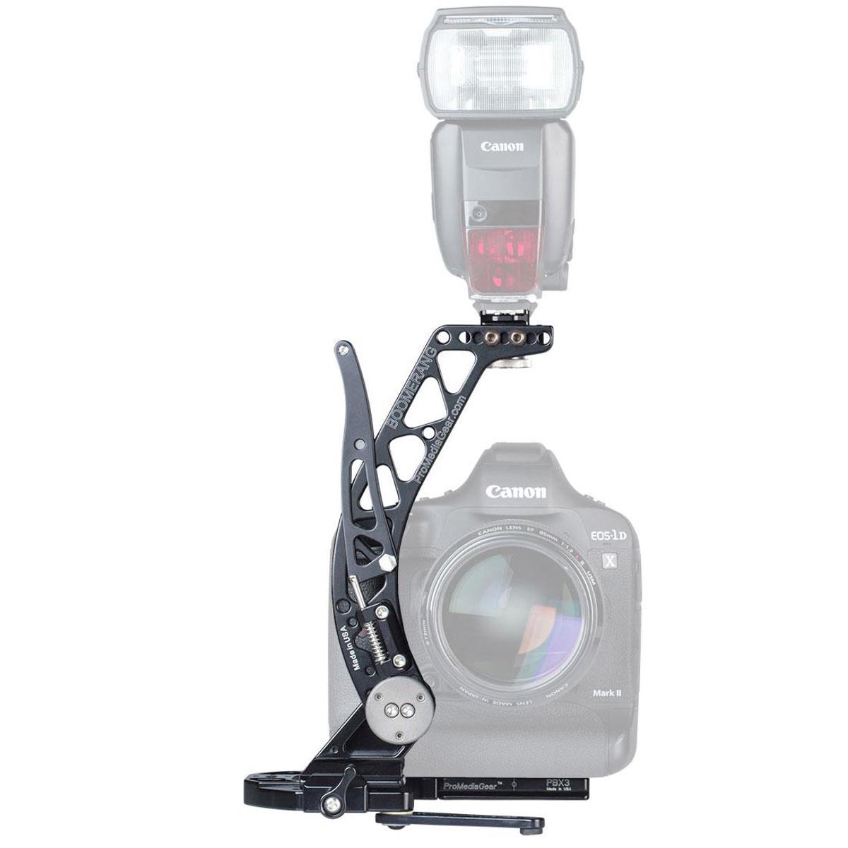 

ProMediaGear BBGv2 Boomerang Flash Bracket w/Universal QR Plate,