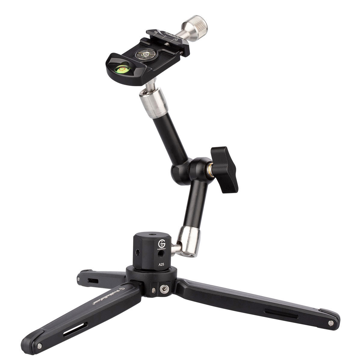 

ProMediaGear TR01 Ground Mini Tripod with 7" Friction Arm and Arca-Style Clamp
