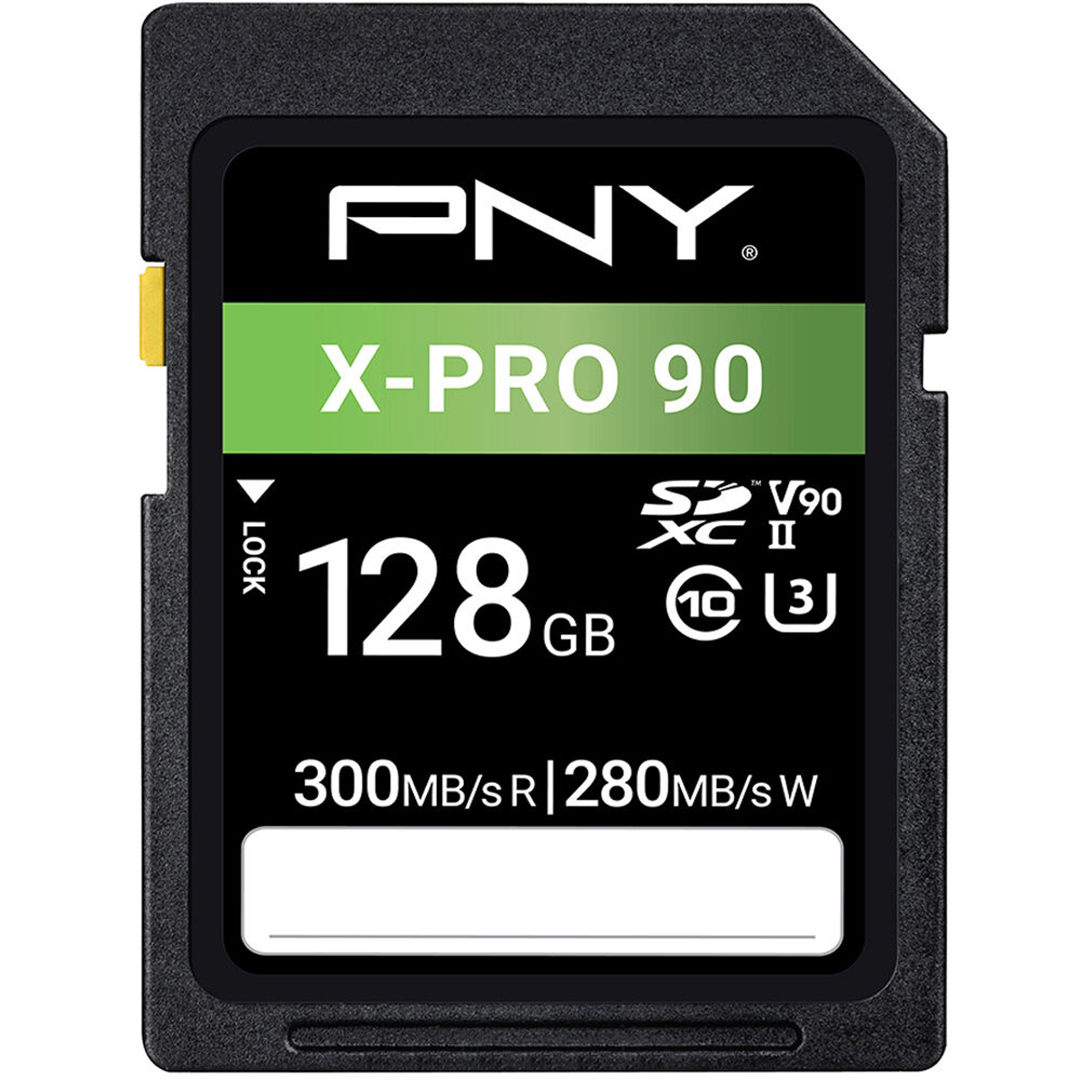 Карта флэш-памяти PNY Technologies X-PRO 90 128 ГБ Class 10 U3 V90 UHS-II SDXC