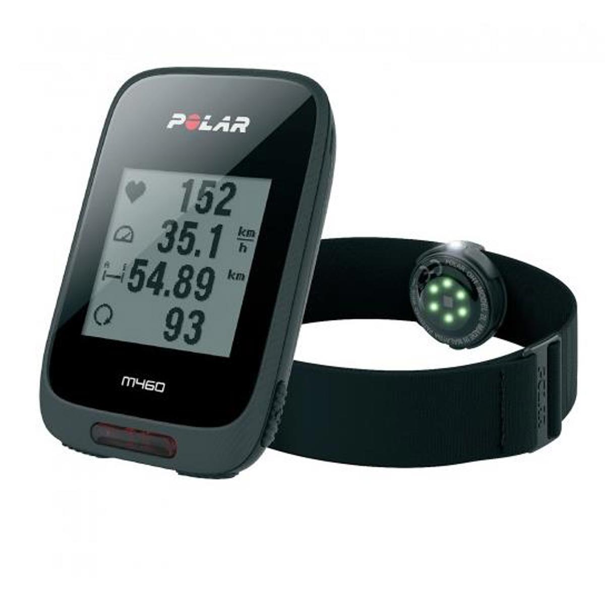 

Polar M460 GPS Bike Computer, OH1 Heart Rate Monitor & Advanced Cycling Metrics