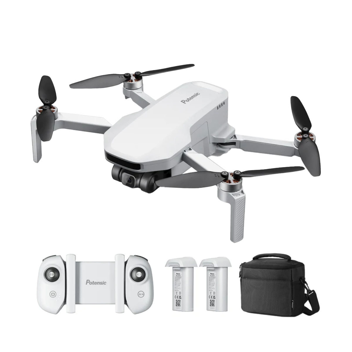 Potensic ATOM SE Foldable GPS Drone Fly More Kit 1 with 4K UHD EIS Camera -  APM1410711