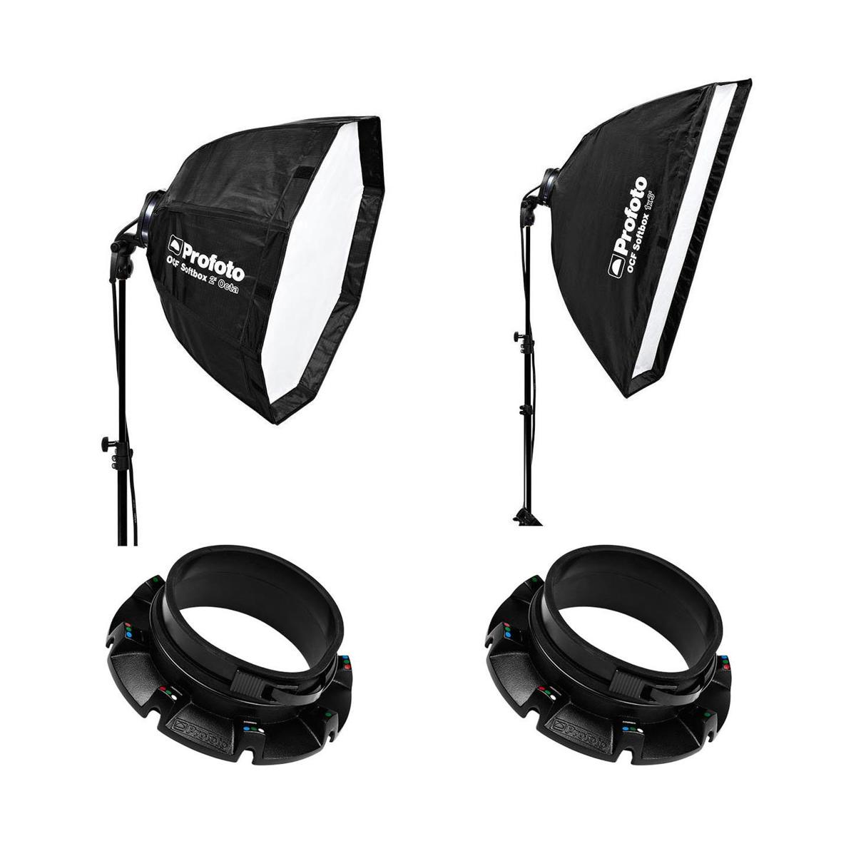 

Profoto 2' Octagonal Off-Camera Flash Softbox With 1x3' Softbox/2x Speedring