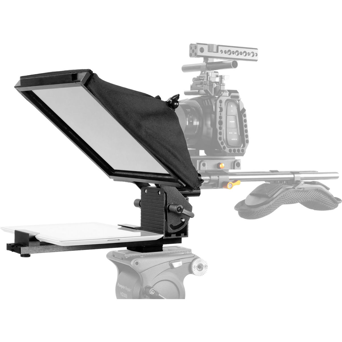 

Prompter People Prompter Pal 15mm Rail-Mount Teleprompter w/10x10" BeamSplitter