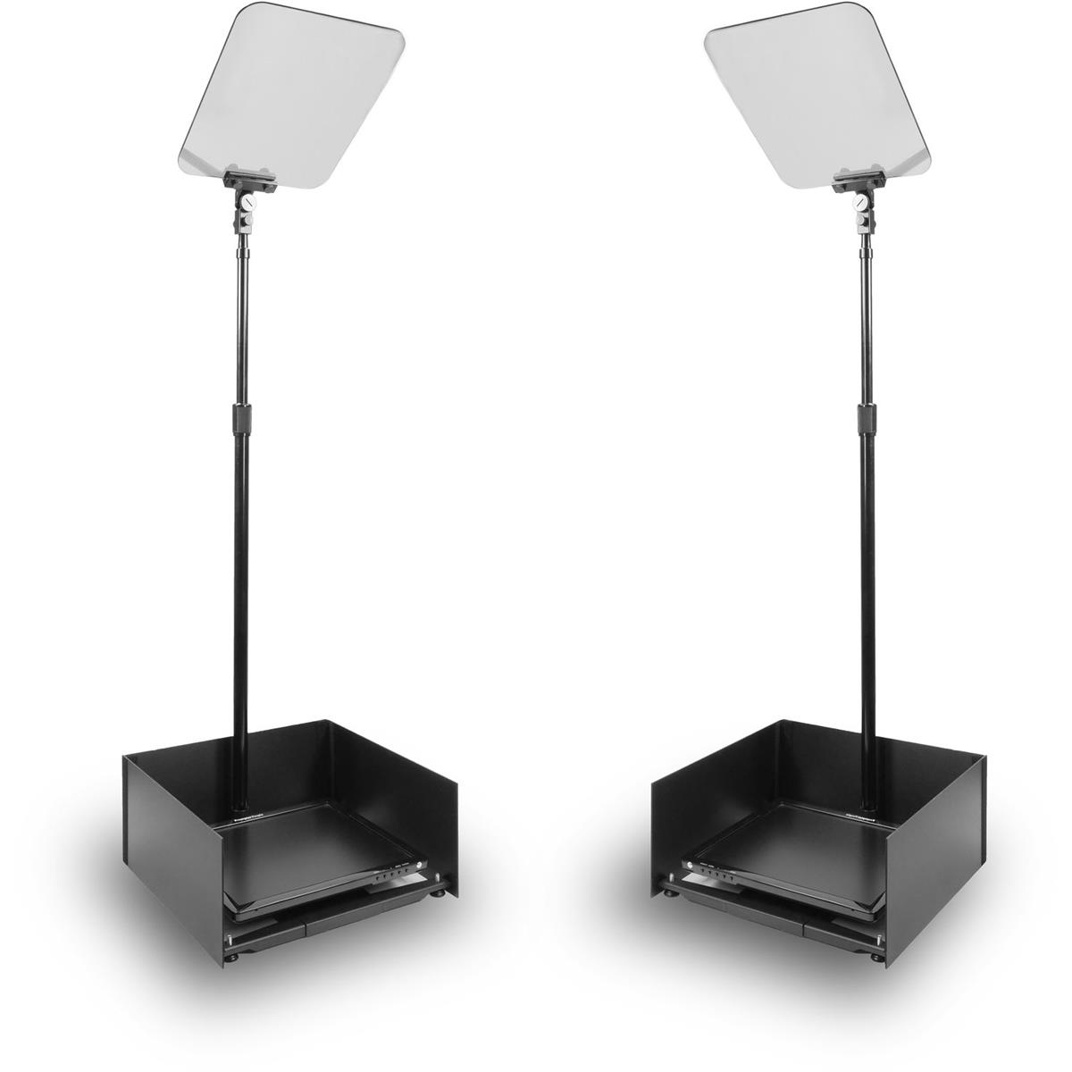 

Prompter People StagePro 17" Presidential Teleprompter, 400 Nit Brightness, Pair