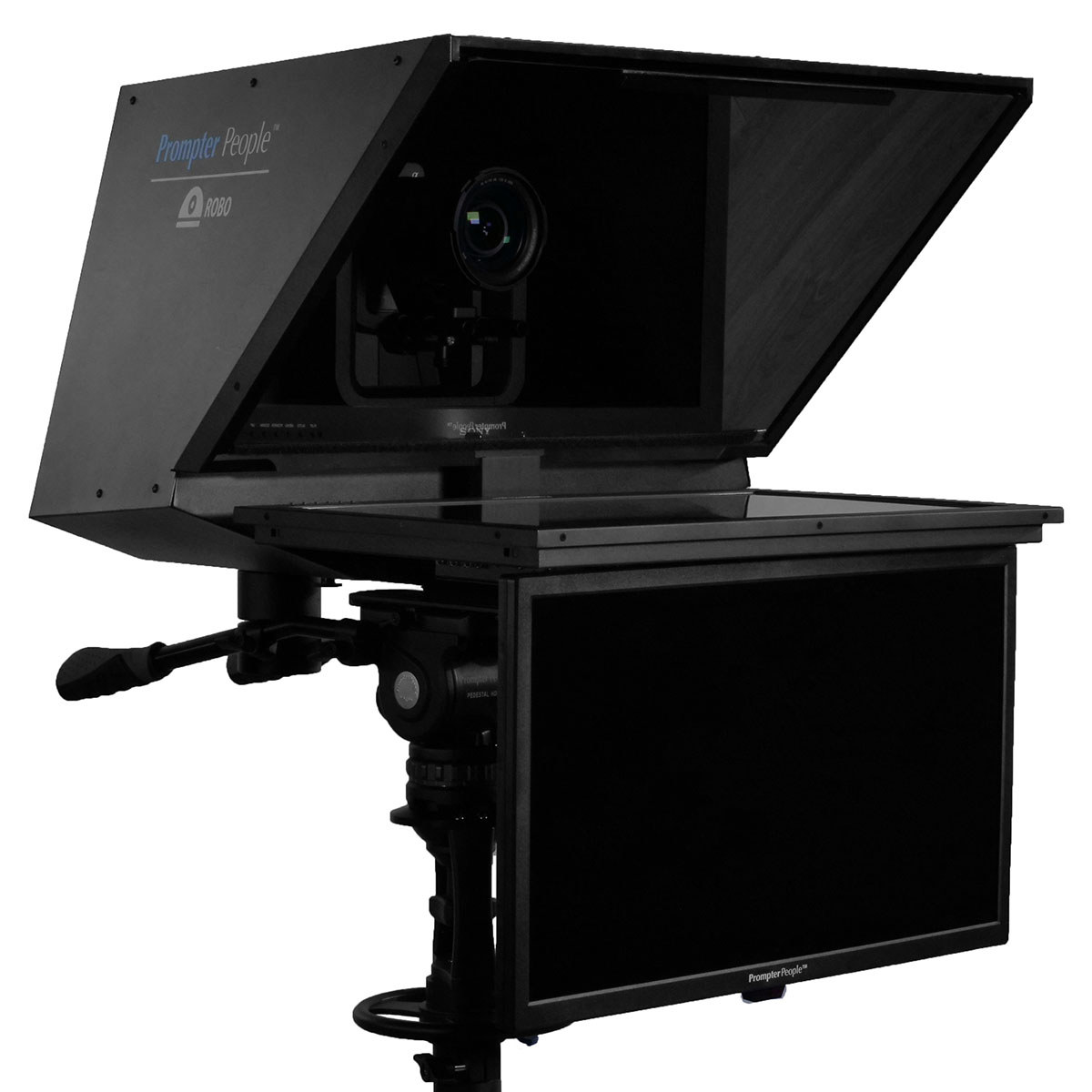 

Prompter People ROBO 24" 3G-SDI Auto-Reversing PTZ Teleprompter w/Talent Monitor