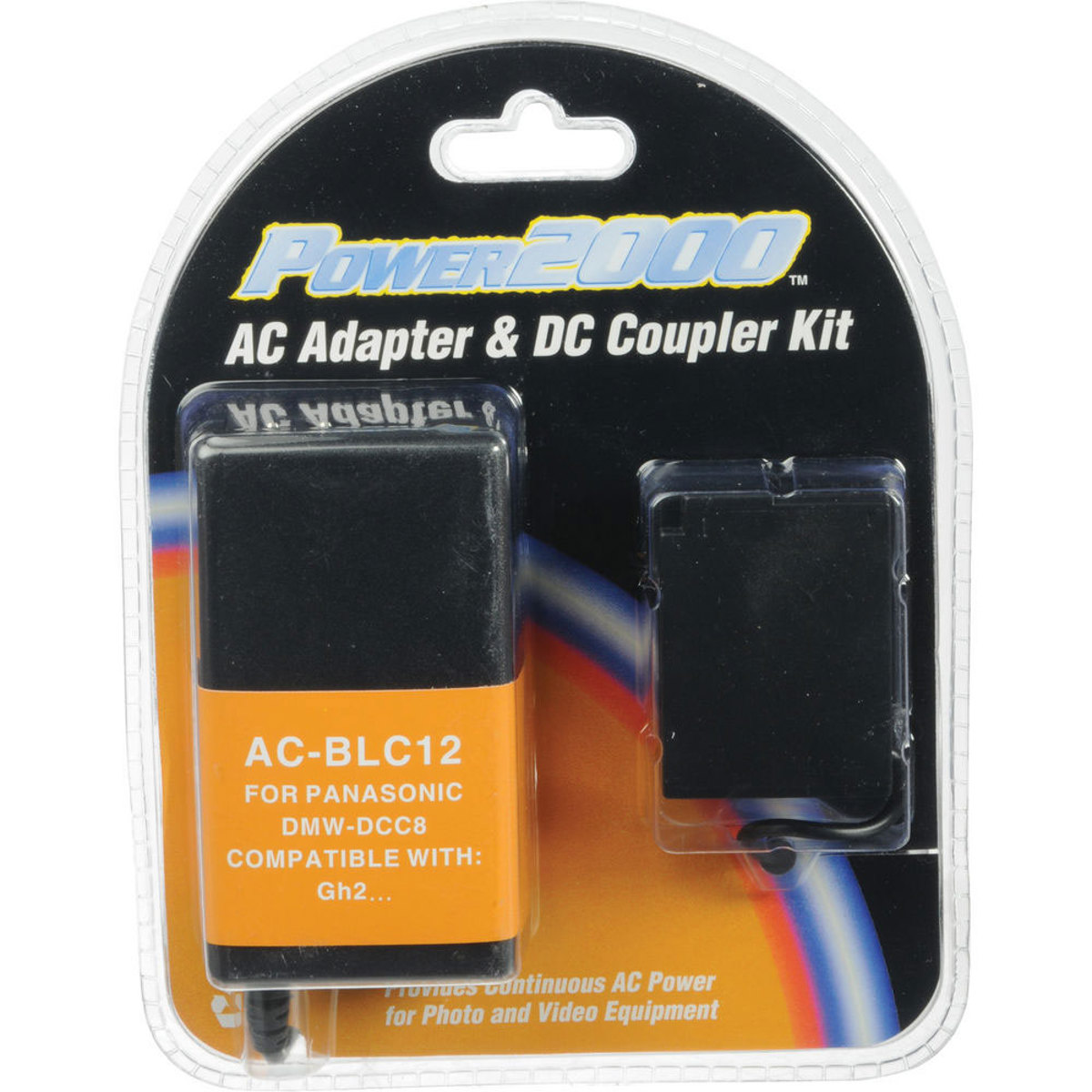 

Power2000 AC Adapter & DC Coupler Kit for Panasonic DMW-DCC8GU