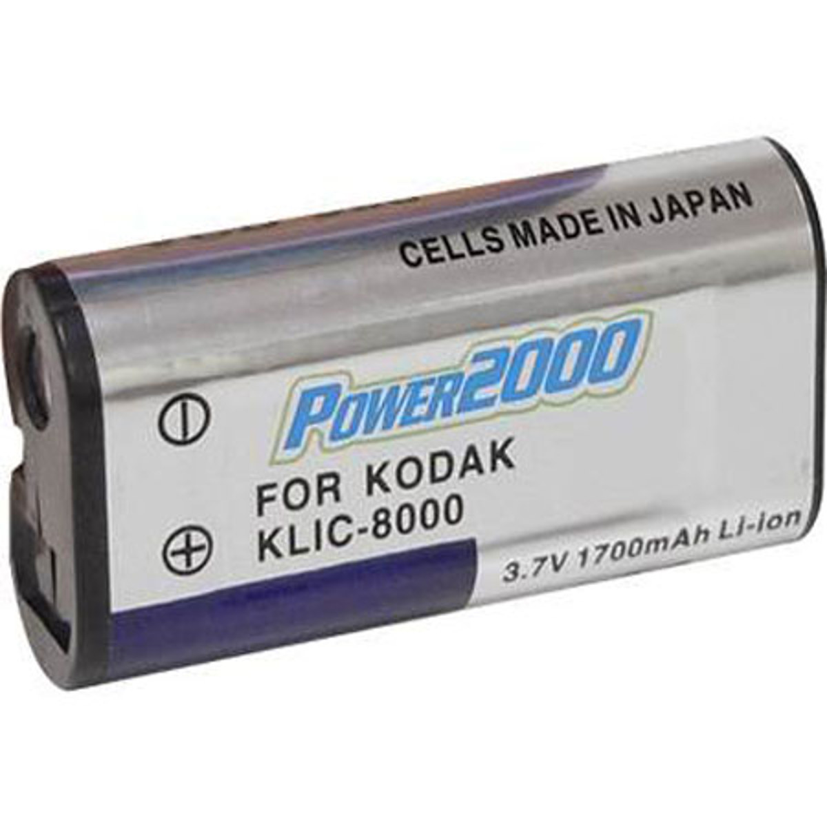 

Power2000 KLIC-8000 3.7V 1700mAh Rechargeable Li-Ion Battery for Kodak Cameras
