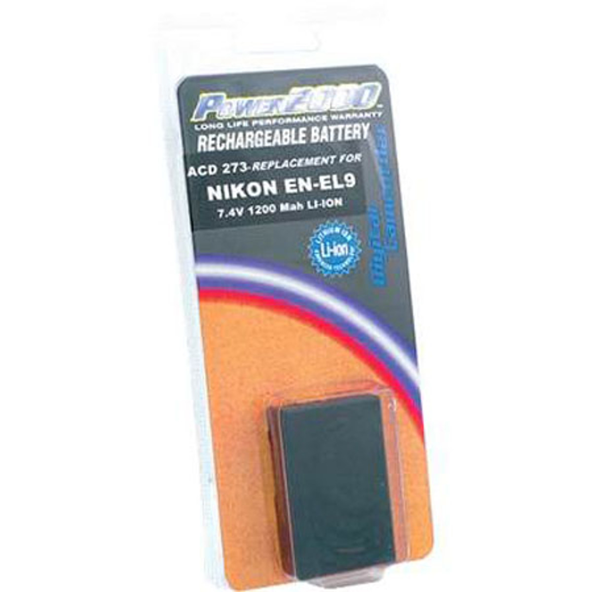 

Power2000 EN-EL9 7.4V 1200mAh Rechargeable Lithium-Ion Battery for Nikon Cameras