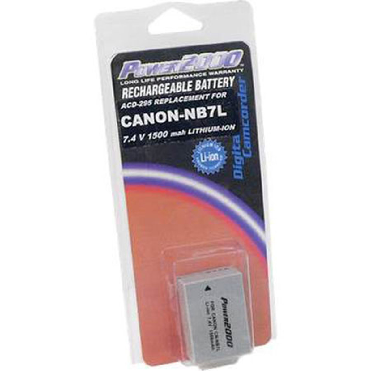 

Power2000 NB-7L 7.4V 1500mAh Rechargeable Li-Ion Battery for Canon Powershot G10