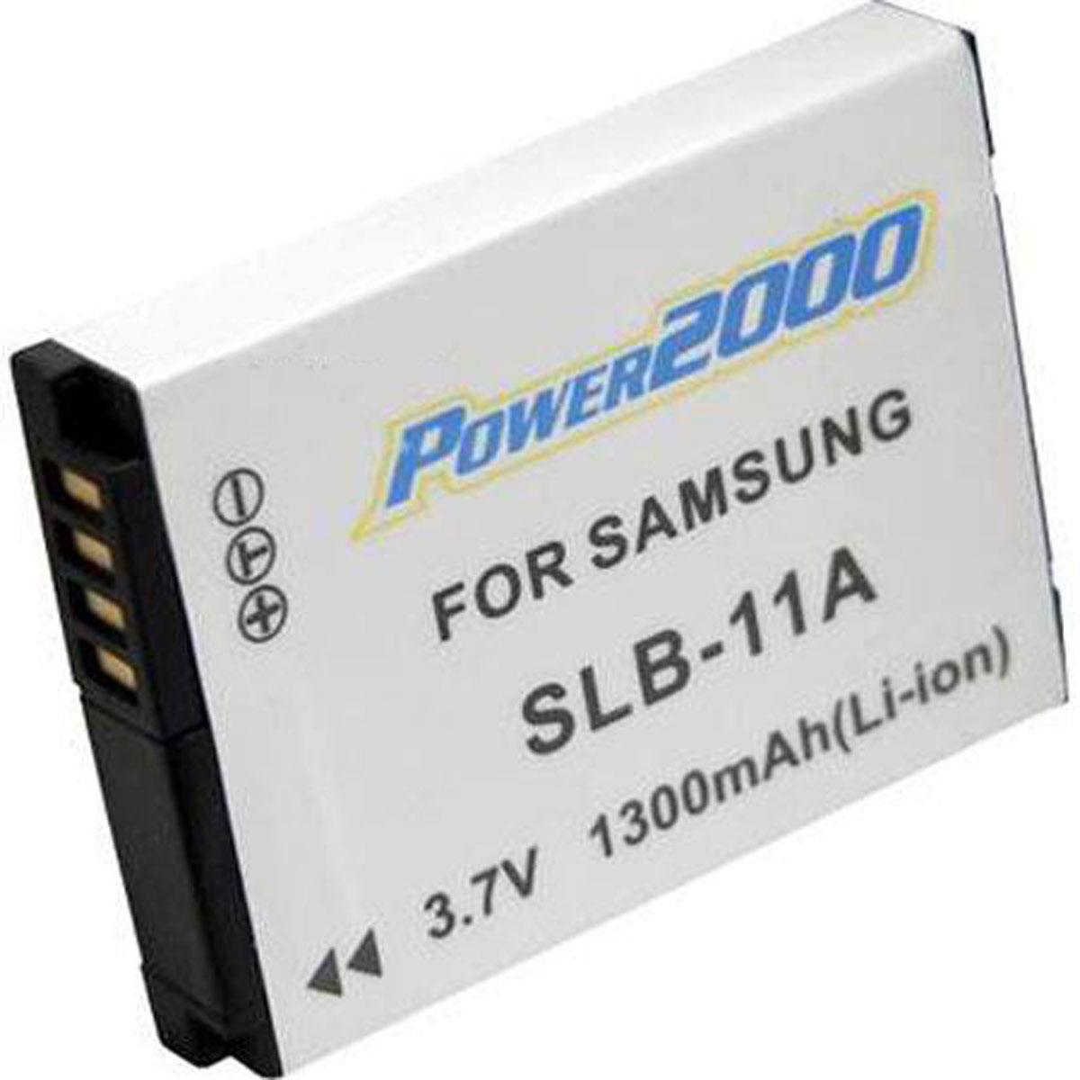Power2000 SLB-11A 3,7 В 1300 мАч литий-ионный аккумулятор для камеры Samsung