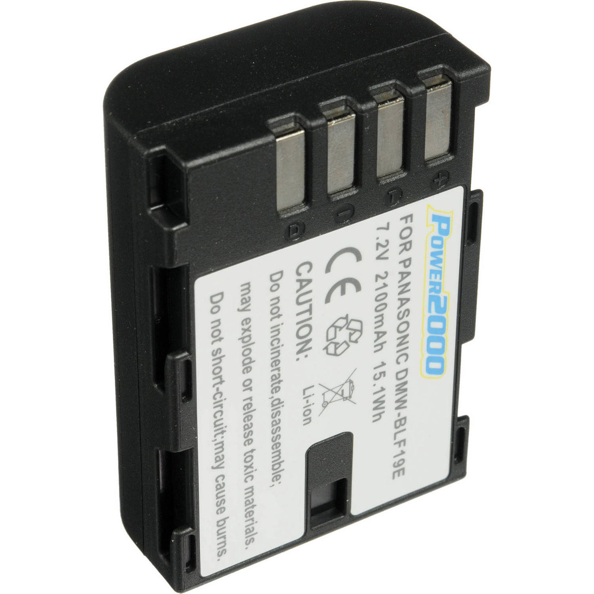 

Power2000 DMW-BLF19 7.2V 2100mAh Li-Ion Battery for Panasonic Digital Cameras