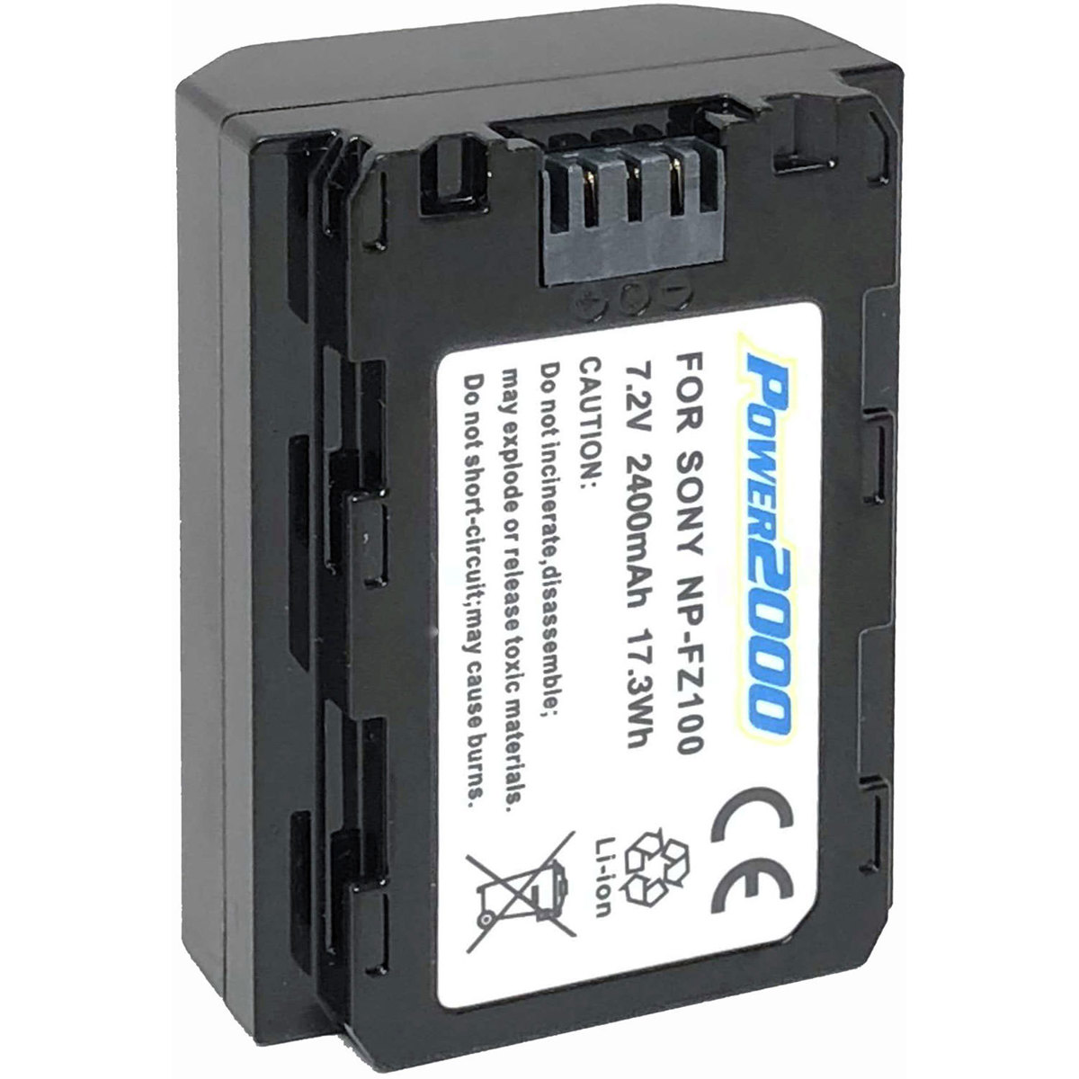 

Power2000 NP-FZ100 7.2V 2400mAh Rechargeable Lithium-Ion Battery for Sony