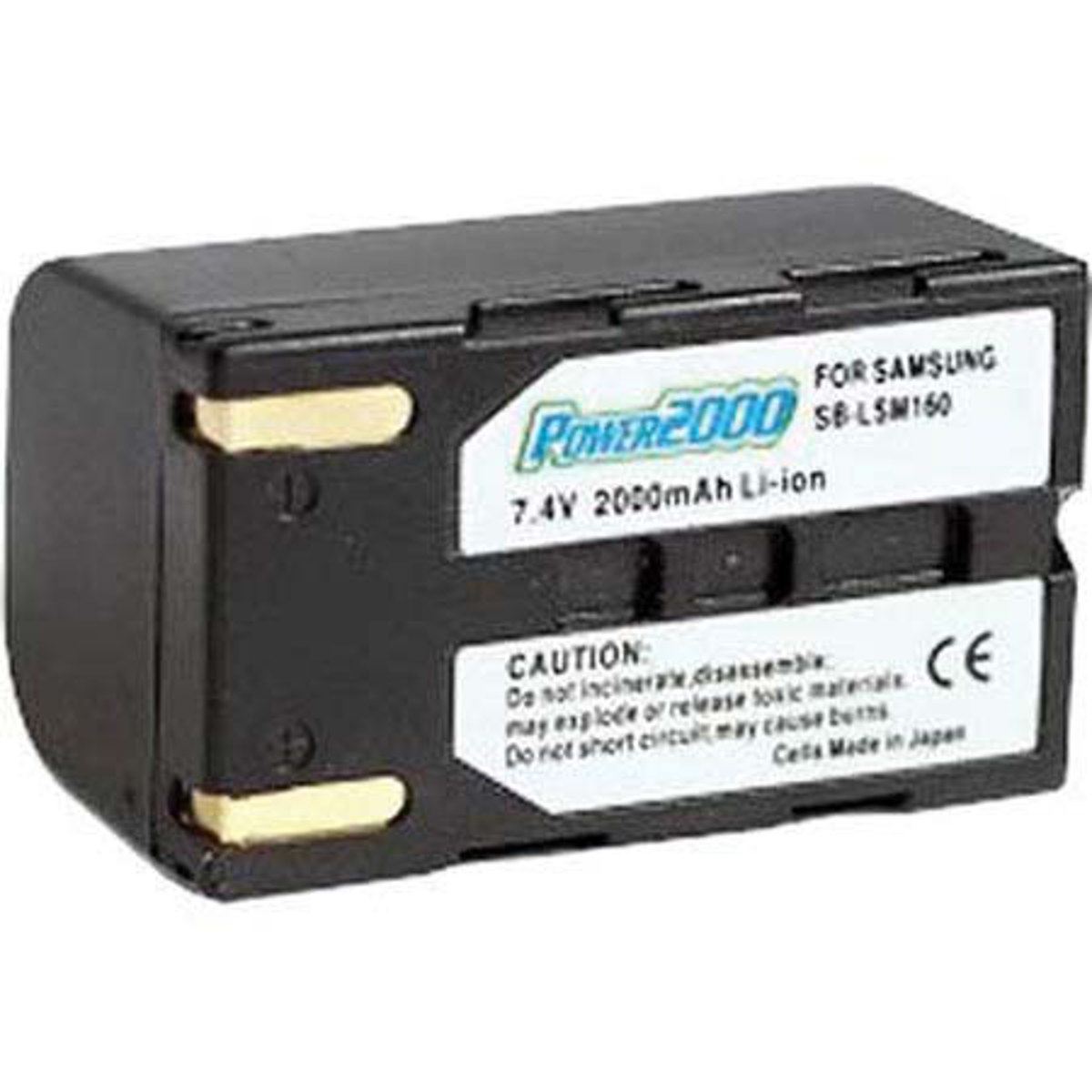 Image of Power2000 SAM-LM160 7.2V 2000mAh Replacement Lithium-Ion Camcorder Battery