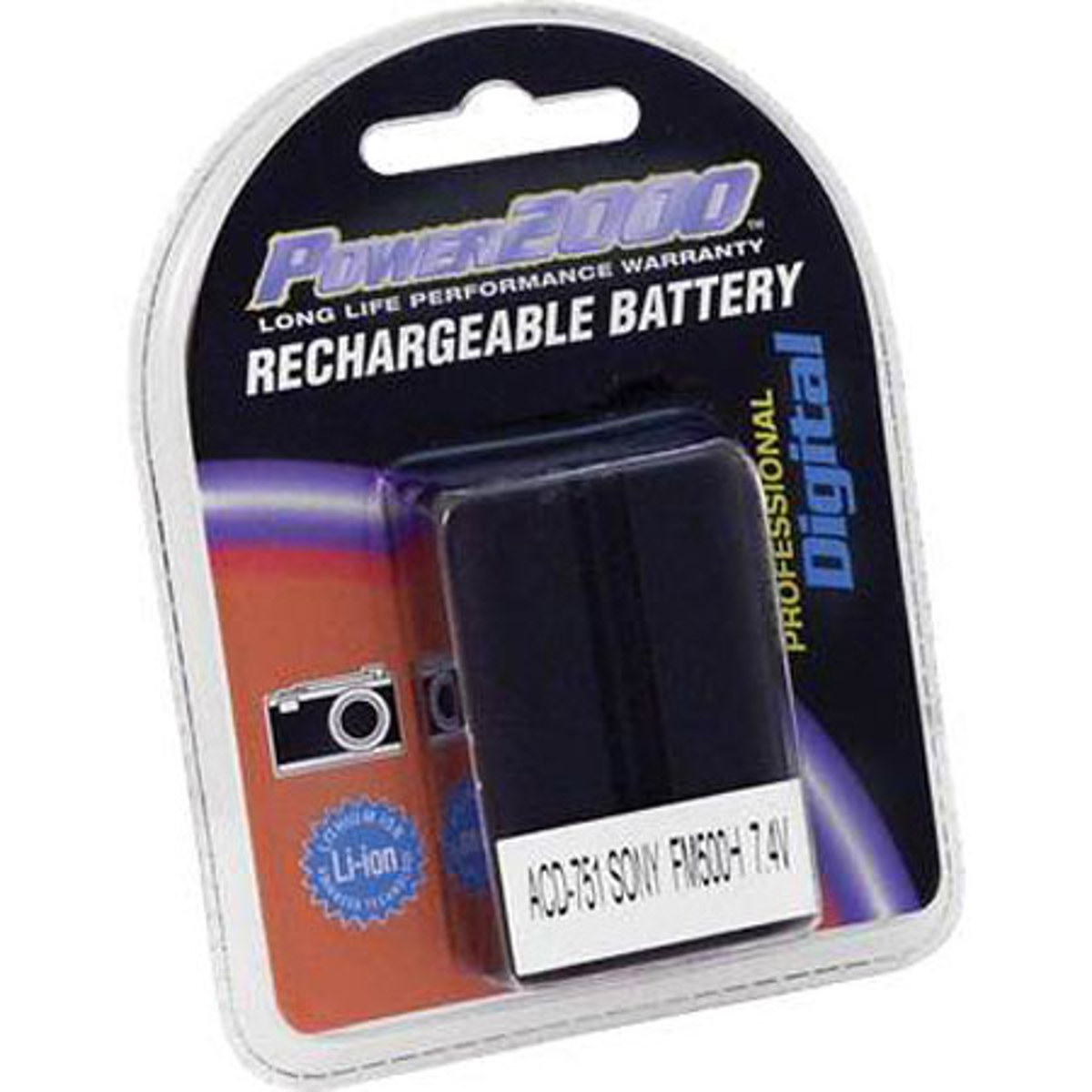 

Power2000 NP-FM500H 7.4V 2000mAh Replacement Rechargeable Lithium-Ion Battery