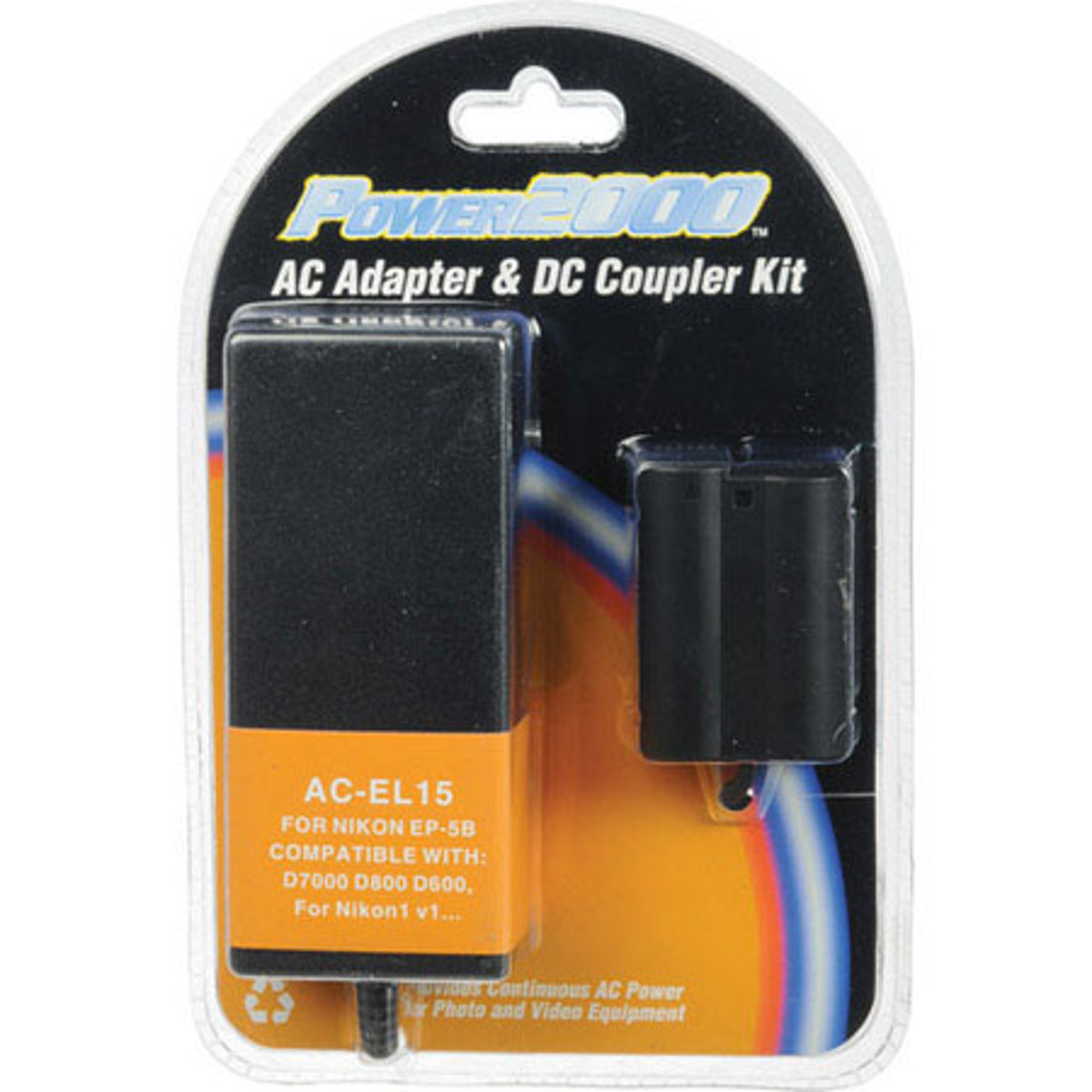 

Power2000 AC Adapter & DC Coupler Kit for Nikon EP-5B