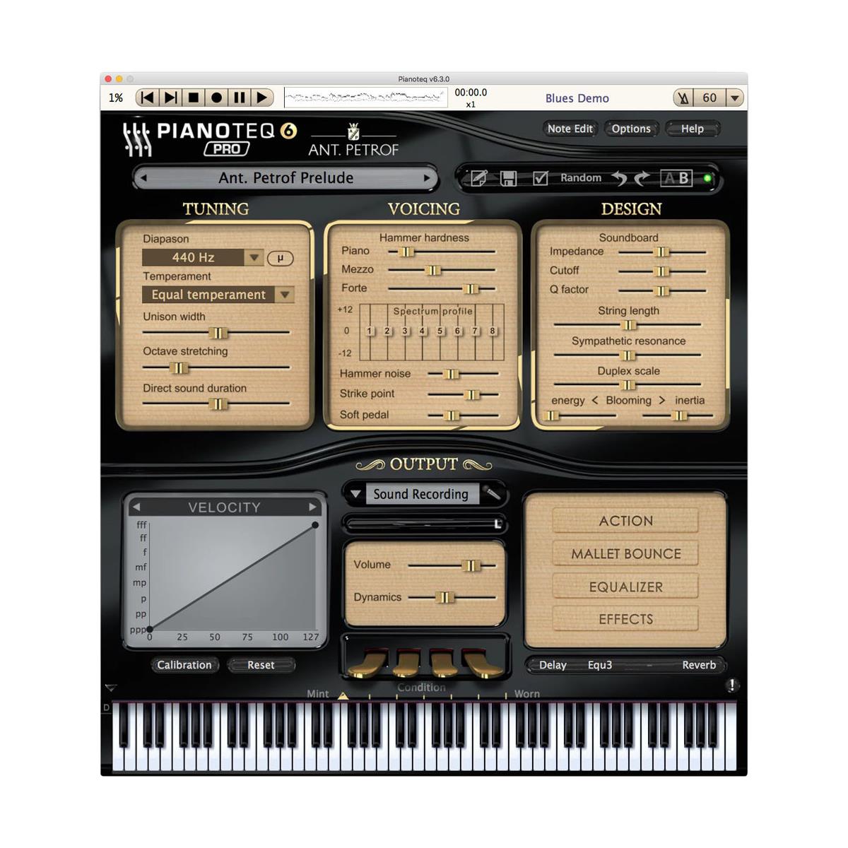 Pianoteq ANT. PETROF 275 Grand Piano Pack for Virtual Piano Plug-In, Download -  12-41632