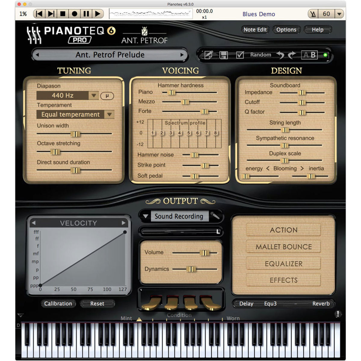 Pianoteq ANT. PETROF 275 Grand Piano Pack for Virtual Piano Plug-In, Download -  12-41632