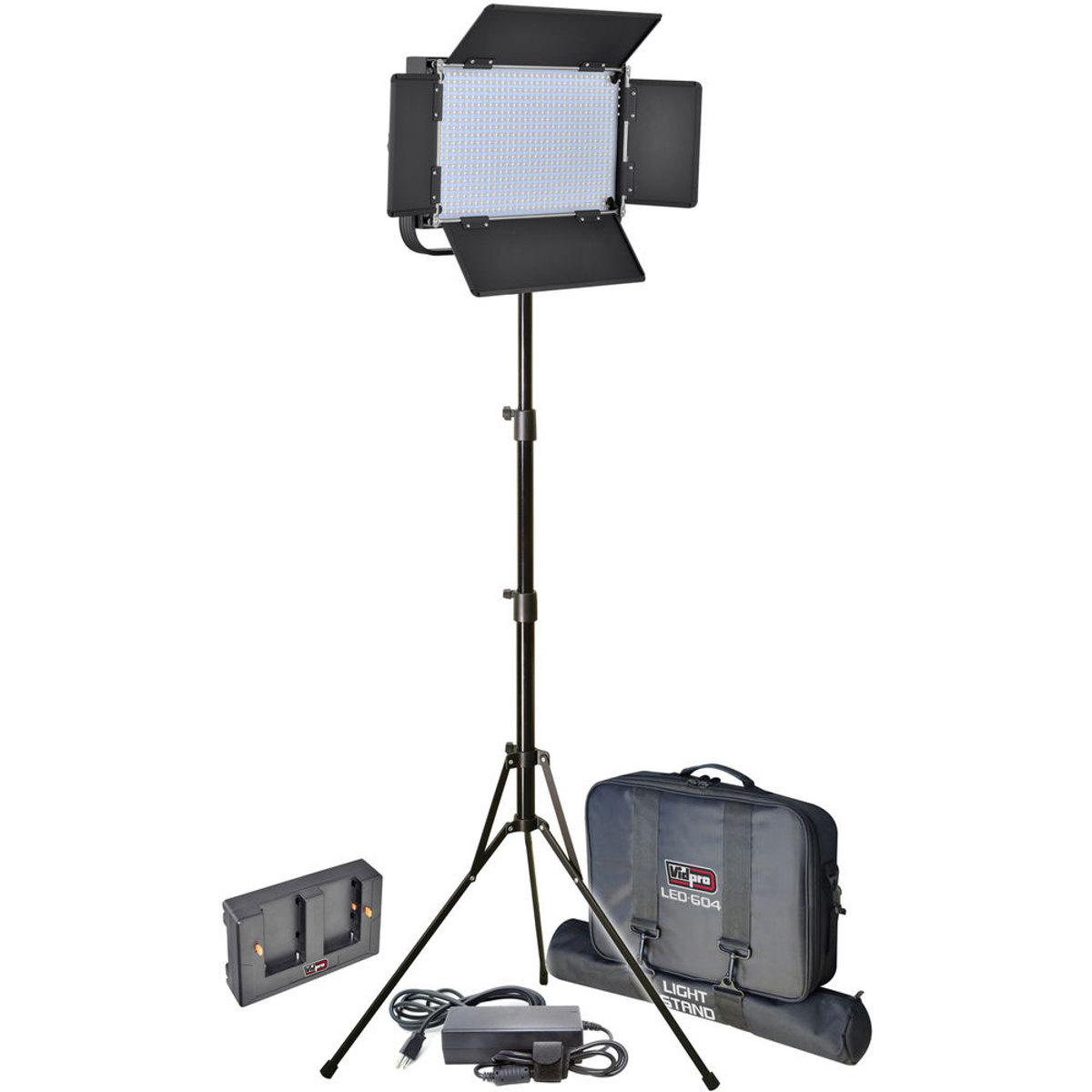 

VidPro Professional Studio Light Kit, 604 LEDs Hi-Intensity