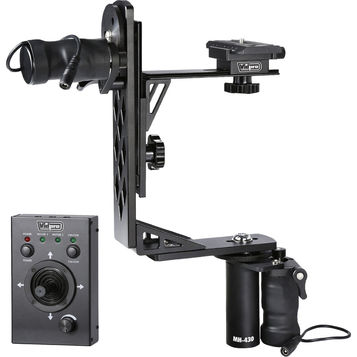 

VidPro MH-430 Professional Motorized Pan and Tilt Gimbal Head
