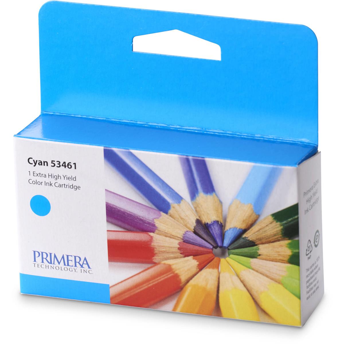 Image of Primera Technology High Yield Cyan Ink Cartridge for LX2000 Color Label Printer