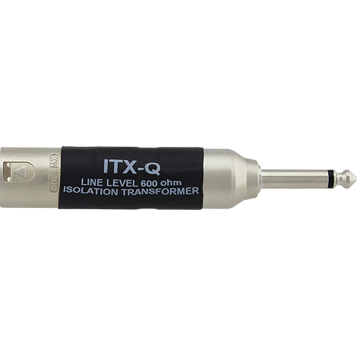 

Pro Co Sound ITXQ Isolation Transformer Adapter, 1/4" Phone Plug to XLR Male