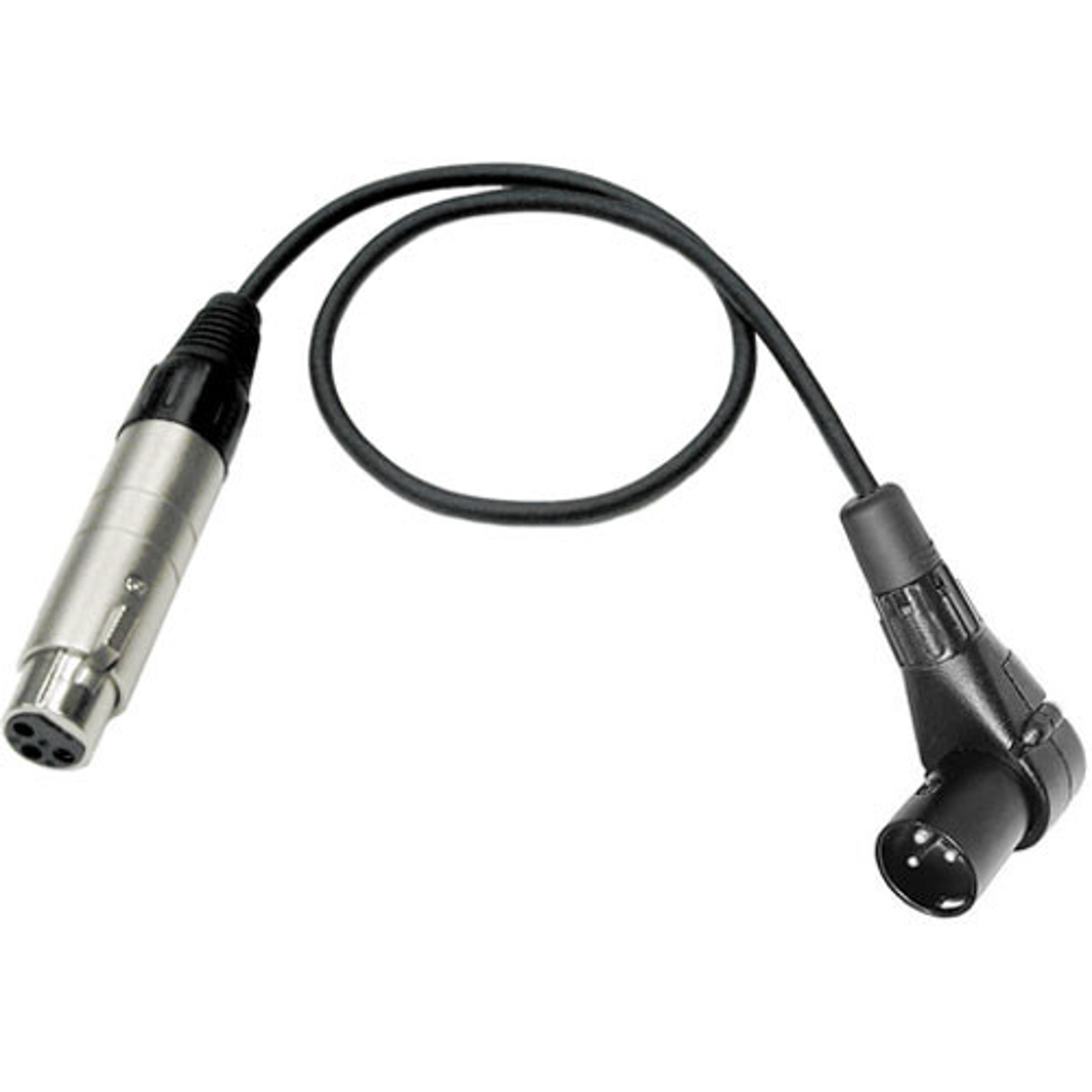 

Pro Co Sound MasterMike XLR Angled Male to XLR Female Lo-z Microphone Cable, 20'