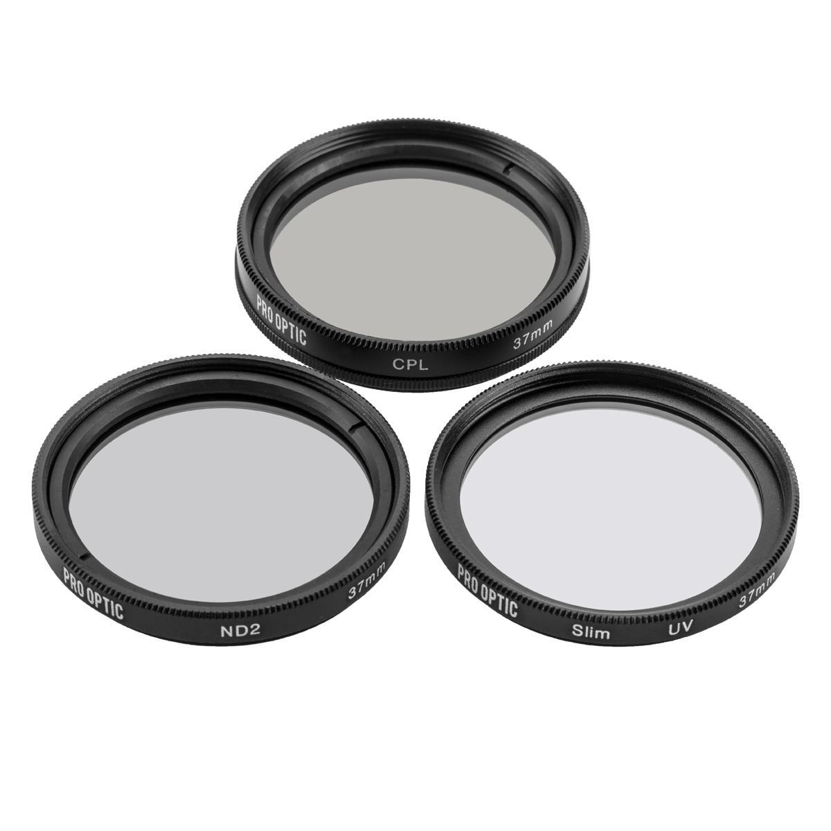 ProOptic Pro Optic 37 mm Digital Essentials Filter Kit,