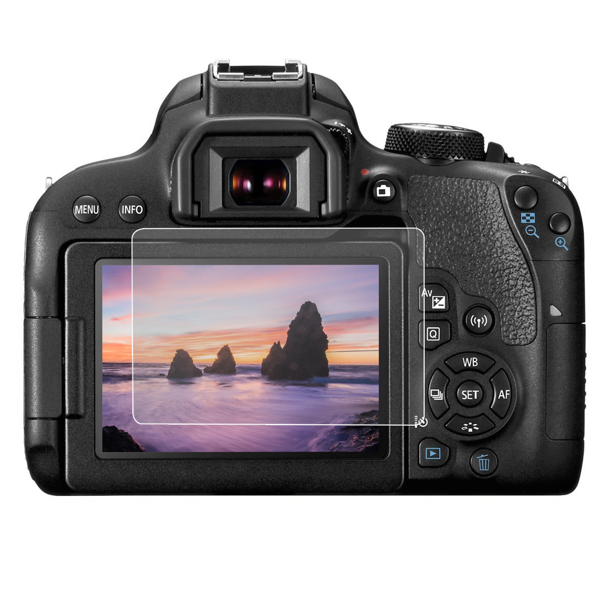 

ProOptic Pro Optic Glass Screen Protector for the Canon T6, T7