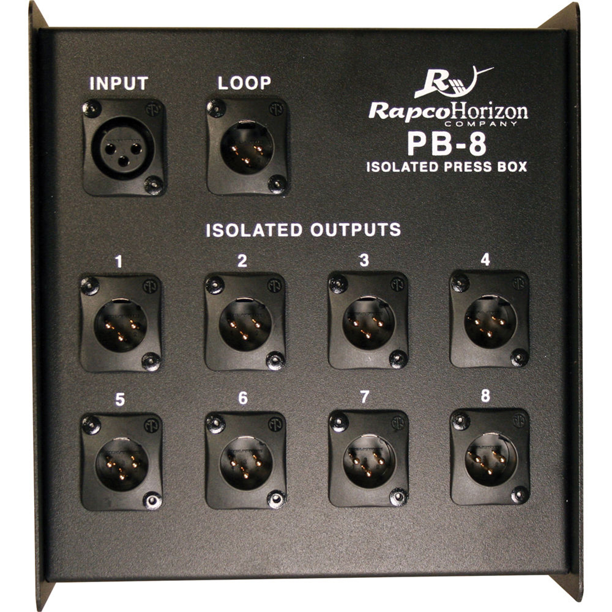 

Pro Co Sound RapcoHorizon PB-8 8-Channel Table Top Press Box
