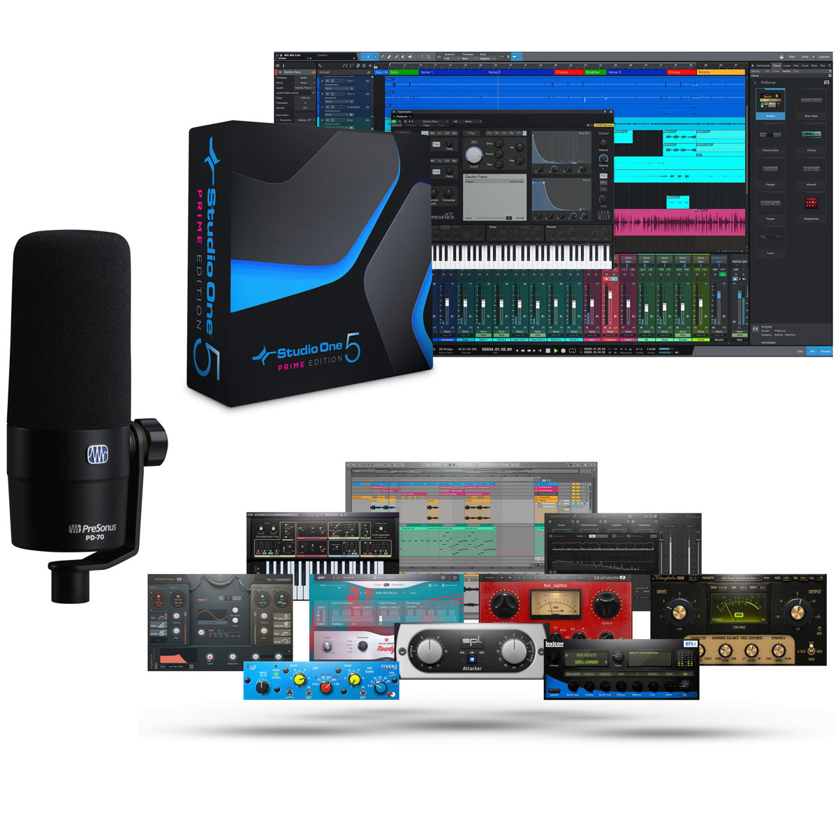 

PreSonus PD-70 Dynamic Cardioid Broadcast Microphone