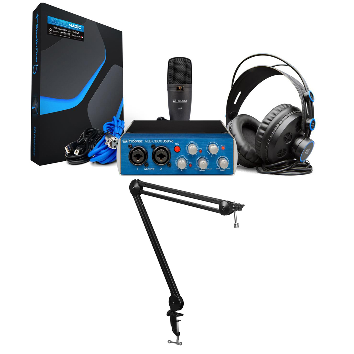 

PreSonus AudioBox 96 Studio Complete Hardware/Software Recording Kit W/Acc Kit