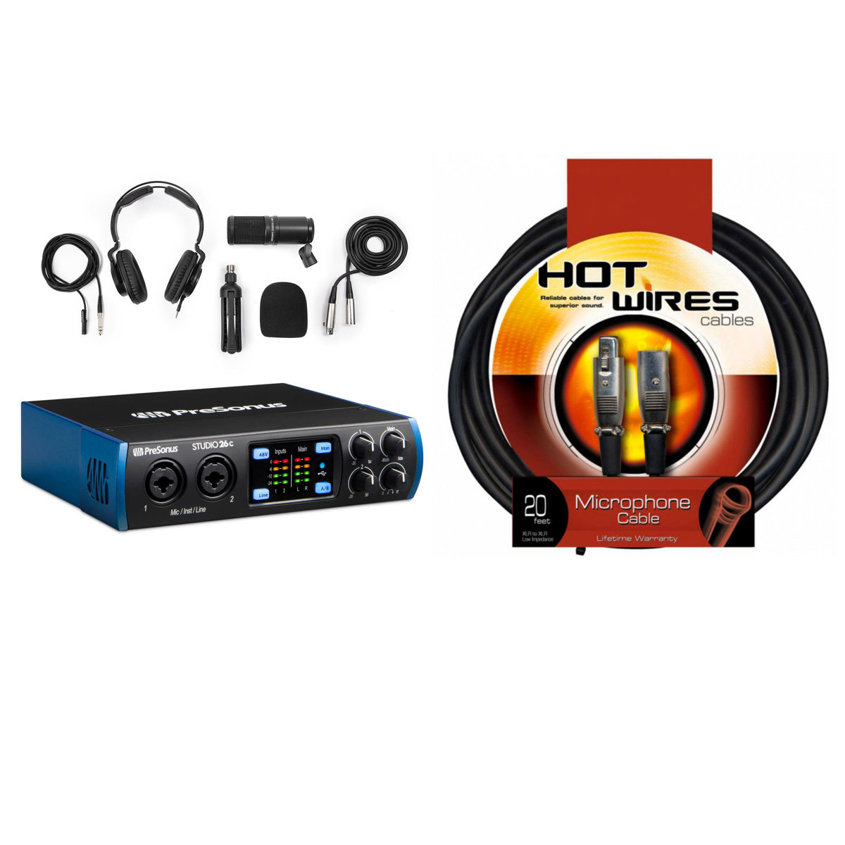 

PreSonus Studio 26c 2x4 Ultra-High Definition USB Type-C Audio/MIDI Interface