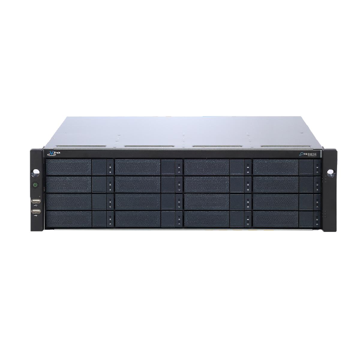 Image of Promise Technology VTrak N1616 16-Bay Rackmount NAS Enclosure 12TB SSD + 80TB HDD 10G SFP+ SSD + HDD